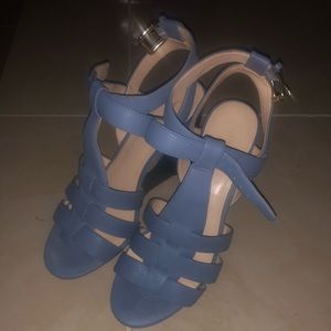 COPY - Nine West Leather Strappy Wedge Sandal